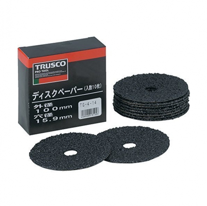 TRUSCO Disc Paper Type 4 Φ100X15.9 # 16 (10 แผ่น) TG4-16