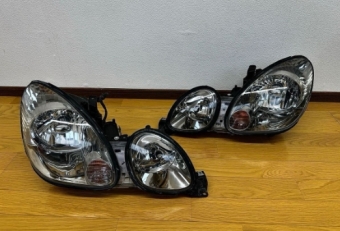 Toyota Aristo 16 Series JZS161 / JZS160 Genuine Headlights Head Lamps Left and Right Set KOITO 30-234A (Pre-order product, takes 25-30 days by ship)