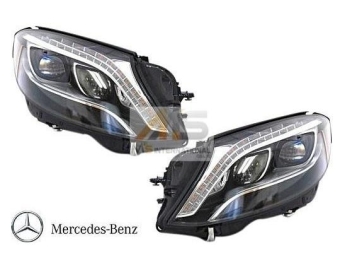 W222 Benz AMG S Class (2013y-) ไฟหน้า LED แท้ ซ้ายและขวา (สำหรับรถที่วิวกลางคืน) S300 S400 S550 S600 S63 S65 222-820-8161 222-820-8261 (Pre-order product, takes 25-30 days by ship)