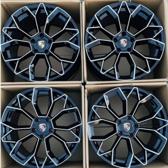 21-inch wheels (4 pieces) for Porsche, Cayenne, etc. New, custom made from genuine parts Wheel size 10J x 21 inches + 50 PCD 130 (4 pieces) (Pre-order product, takes 25-30 days by ship)