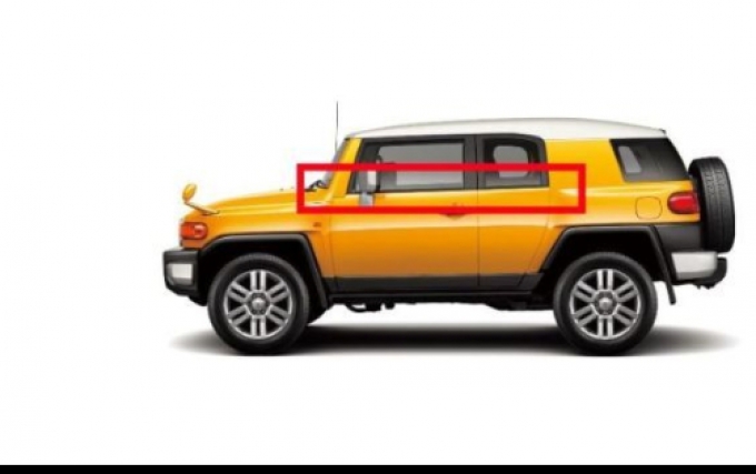 FJ Cruiser GSJ15 เอฟเจ ครุยเซอร์ GSJ15 คิ้วรีดน้ำฝน แท้ศูนย์ Toyota Japan (Pre-order product, takes 25-30 days by ship)