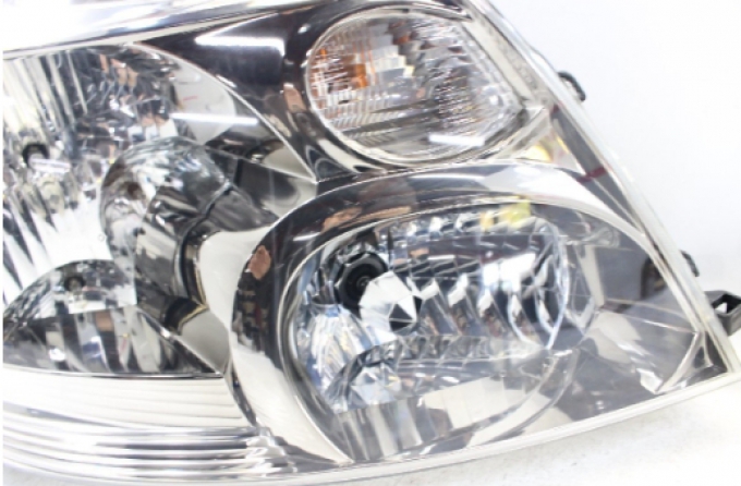 Headlight Toyota Alphard 10G(ANH10W) year 2002-2004 left-right side wires bulbs work normally (smoke)　(Pre-Order)