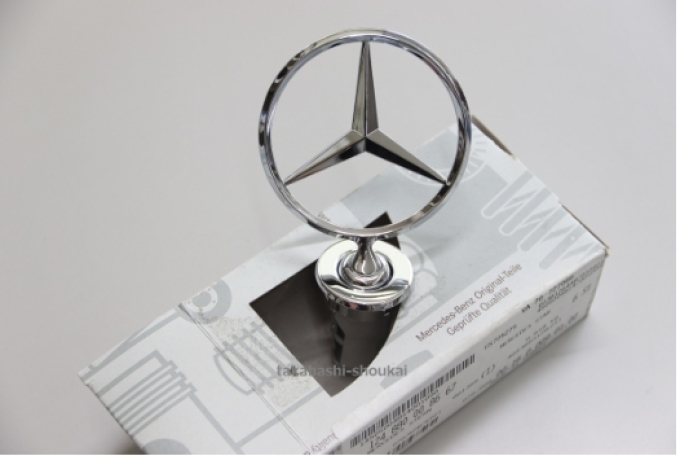 Mercedes-Benz W124 E Class [ของแท้ Benz] Bonnet Mascot Emblem Product Number: A124880008667 (สินค้าพรีออเดอร์)