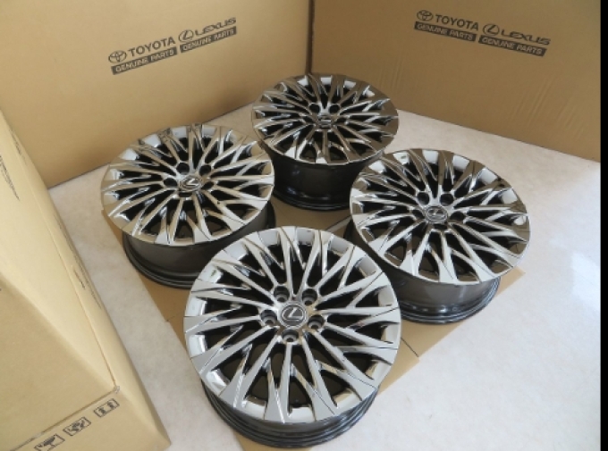 ล้ออัลลอยแท้ Lexus LM350/LM300h ขนาด 18 นิ้ว 7.5J พร้อมผิวเคลือบแบบสปัตเตอร์ริ่ง 4 วง ใส่รถ Alphard และ Vellfire ซีรี่ส์ 30ได้  (สินค้าพรีออเดอร์จากประเทศญี่ปุ่นใช้เวลาจัดส่ง 25-30 วัน)