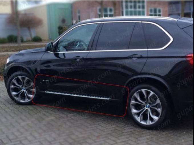 BMW X5 Series F15 xDrive 35i 35d 50i 40e M Sport ซ้าย ขวา สปอยเลอร์ Step Running Board ชุดชุบโครเมี่ยม (Pre-order product, takes 25-30 days by ship)