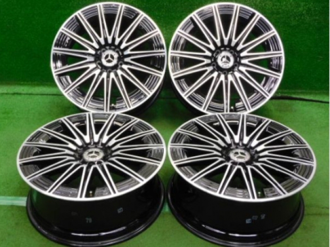 Good condition 20 inch wheels, new car removed, Mercedes B-Class W247, genuine AMG 20x8.0+48 5H112, set of 4 wheels, genuine bolts included, 240309-01 (Pre-order product, takes 25-30 days by ship)