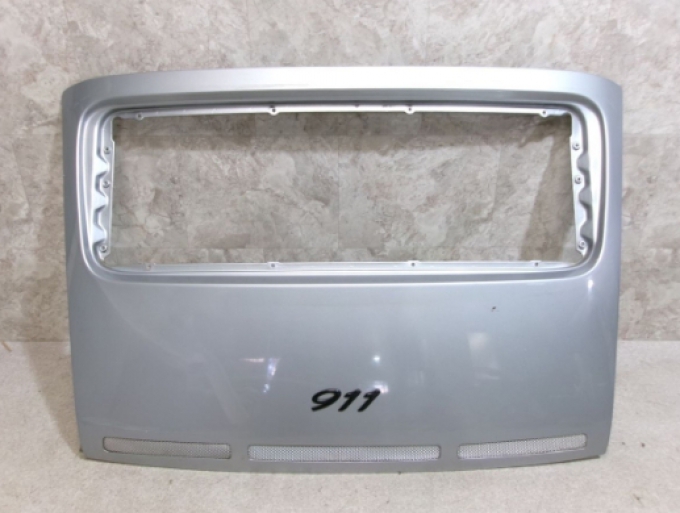 PORSCHE 911 Carrera genuine modified rear engine hood silver 964 ? Anyone know / 2R5-645 PORSCHE Porsche 911 Carrera ของแท้ ฝากระโปรงหลัง สีเงิน 964 2R5-645