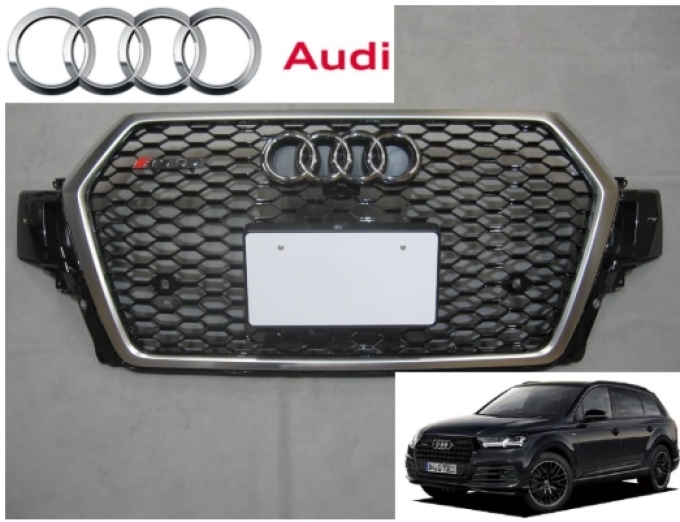 AUDI Q7 4M Genuine Front Bumper Front Grille AUDI Q7 4M กันชนหน้าแท้ กระจังหน้า (Pre-order product, takes 25-30 days by ship)