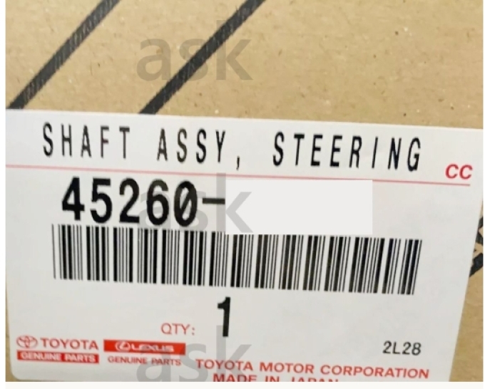 Celsior UCF30 31 Lexus LS430 Steering Intermediate Shaft ASSY NO. 2 Toyota Genuine Parts (Pre-order product, takes 25-30 days by ship)