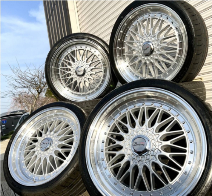 Mercedes Benz Japan Audi Maserati New Deep Rim Mesh PCD112/114.3 Alphard Crown S/CLS/E Class A5A6W219W218W257W222W223W221W213 BYW bywheel Styling wheel Wheel size 20 inches Front 8.5J+35 Rear 9.5J+35 Center hub 73.1 PCD 112/114.3 5-hole multi Bolt hole 14