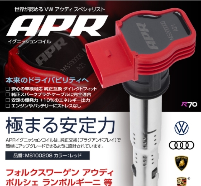 Audi APR คอยล์จุดระเบิด ชุด 4 A3 S3 A4 A5 TT 8V B9 8S 06H905110L 06H905110P ท่อไอเสีย (Pre-order product, takes 25-30 days by ship)