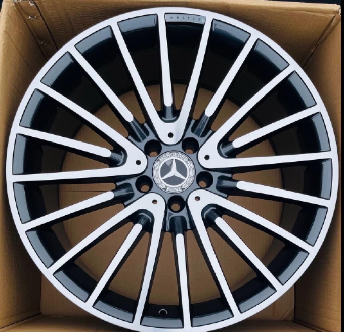 20-inch wheels for Mercedes-Benz S500 AMGW223, S63, S65, S400, S550, S300, etc., aftermarket wheels, new set of 4 wheels Wheel size 20×8.5 20×9.5 Offset 38mm Hub diameter 66.6mm 5 holes PCD 112mm