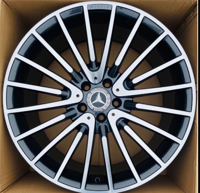 20-inch wheels for Mercedes-Benz S500 AMGW223, S63, S65, S400, S550, S300, etc., aftermarket wheels, new set of 4 wheels Wheel size 20×8.5 20×9.5 Offset 38mm Hub diameter 66.6mm 5 holes PCD 112mm