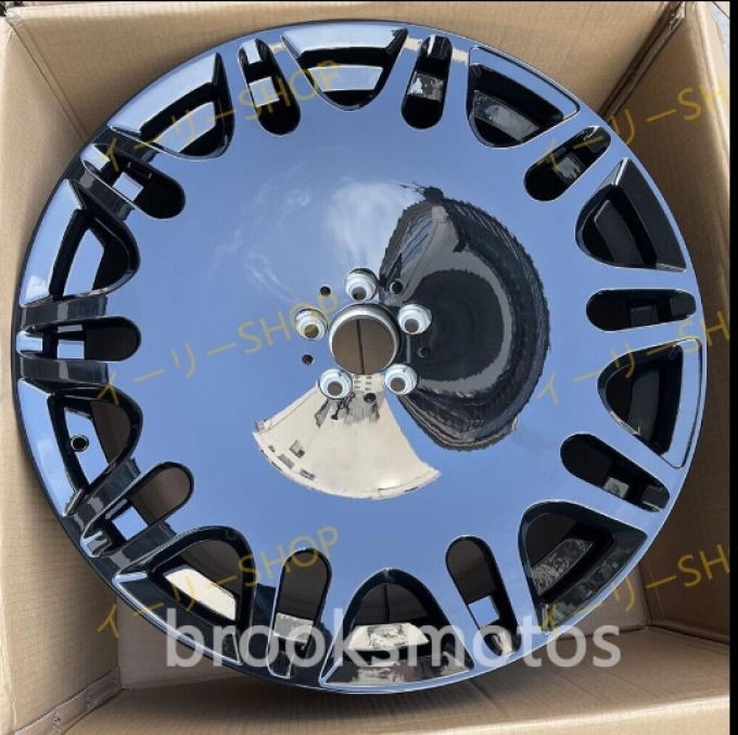 21นิ้ว New Gloss Black Style Forged Wheel Rim for Mercedes-Benz W222 S-Class (Pre-order product, takes 25-30 days by ship)