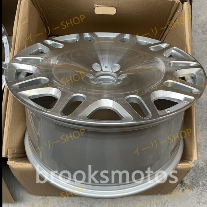 21นิ้ว B Silver Forged Wheel Rim for Mercedes Benz W222 S63 AMG 21x10 21x11 (Pre-order product, takes 25-30 days by ship)